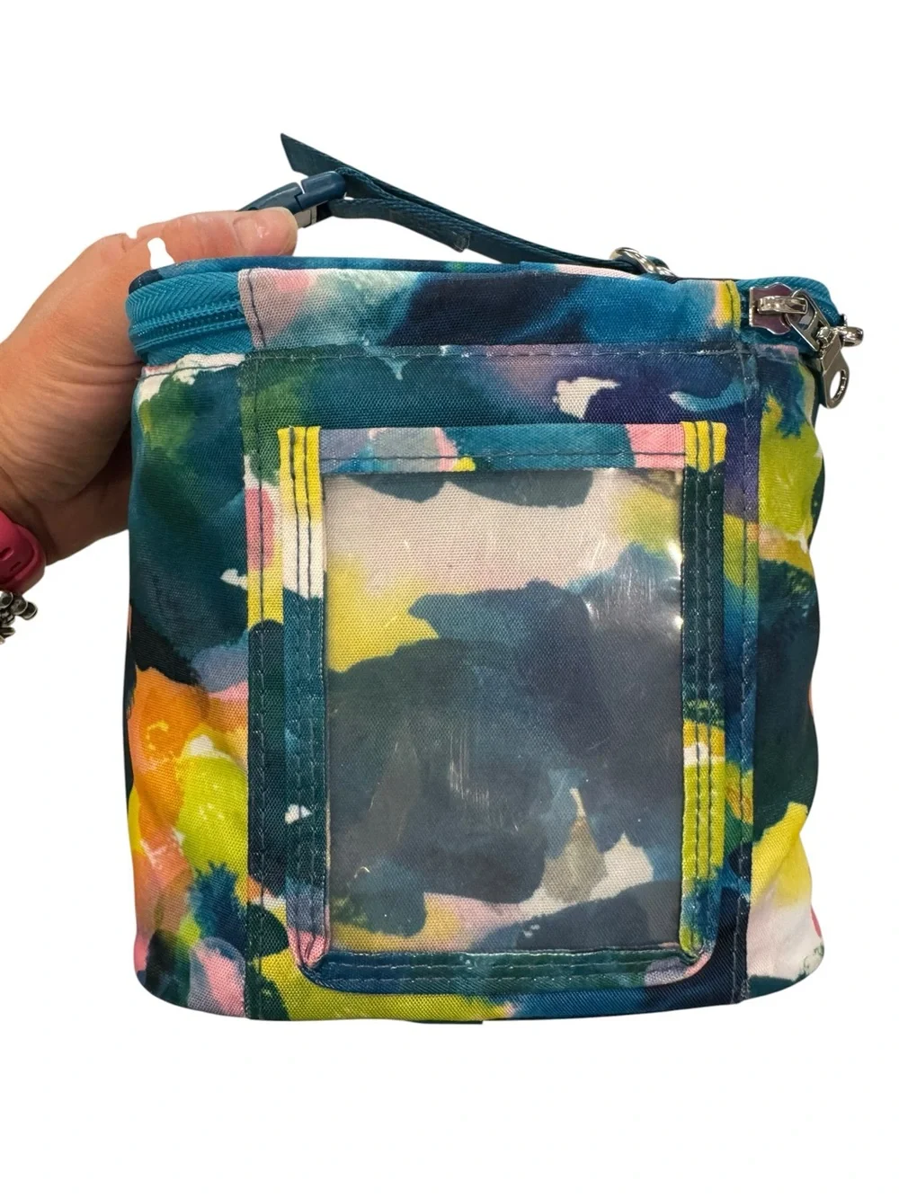 Sarah Wells Cold Gold Breastmilk Cooler with Ice Pack (Aq2uarelle)